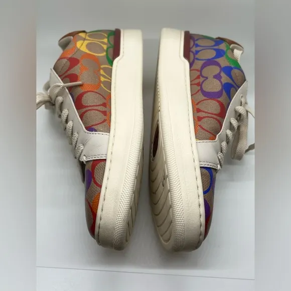 Coach Sneakers Monogram Lowline Rainbow Signature Coated Canvas G5169 Si…