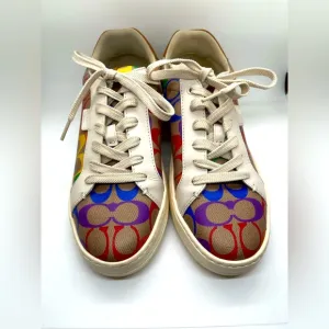 Coach Sneakers Monogram Lowline Rainbow Signature Coated Canvas G5169 Si…