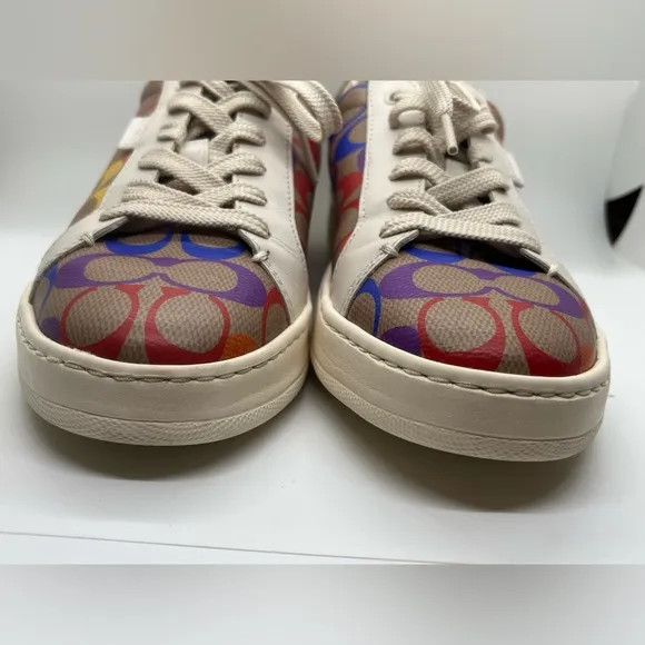 Coach Sneakers Monogram Lowline Rainbow Signature Coated Canvas G5169 Si…