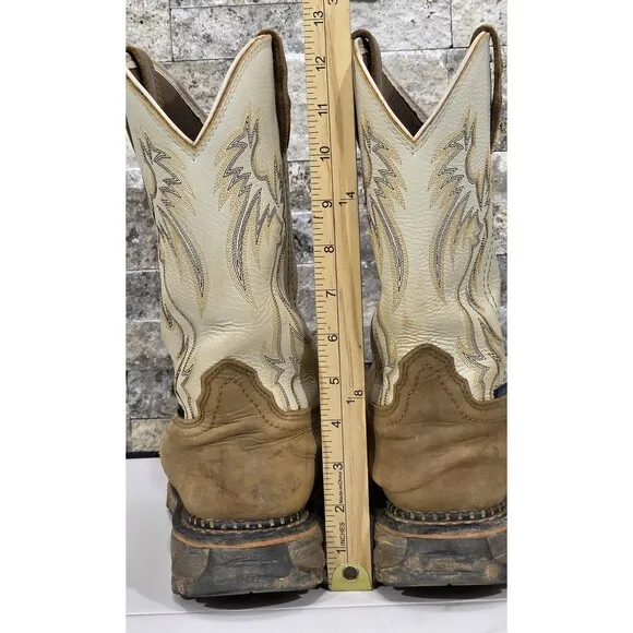 Cody James 11&quot; Decimator Western Work Boots Comp Toe Waterproof Vibram Men 10.5D