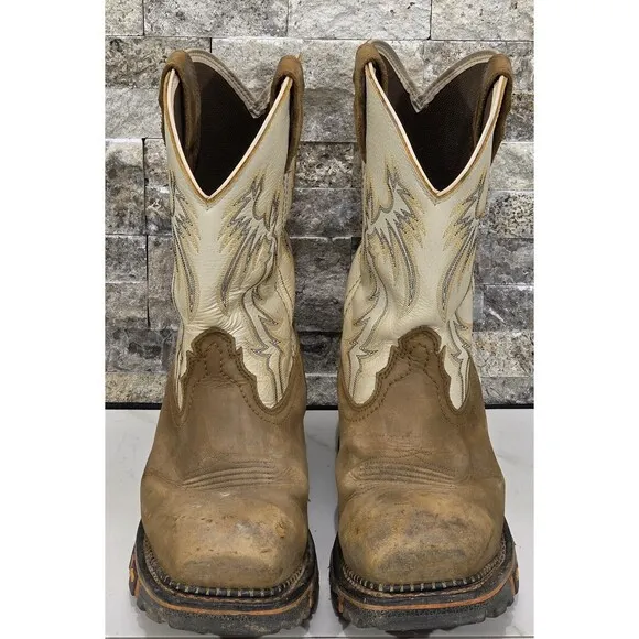 Cody James 11&quot; Decimator Western Work Boots Comp Toe Waterproof Vibram Men 10.5D