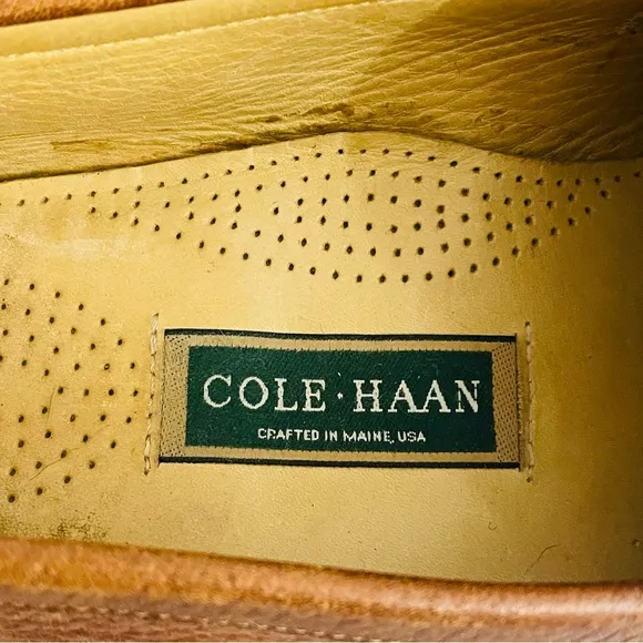 Cole Haan Biltrite Brown Leather Loafer Shoes Men's Size 8-9