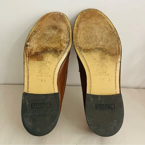 Cole Haan Biltrite Brown Leather Loafer Shoes Men's Size 8-9