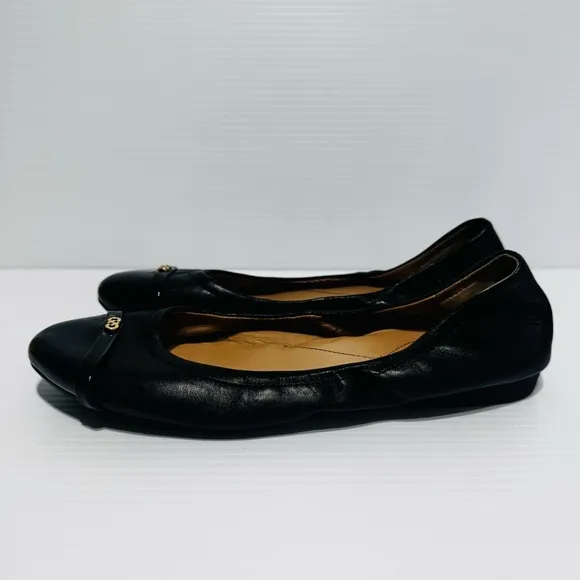 Cole Haan Black Leather Women's Flats Size 9 1/2