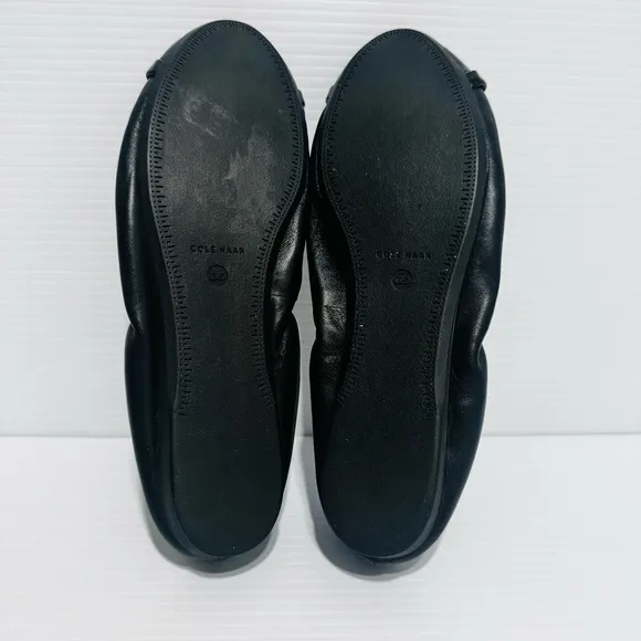 Cole Haan Black Leather Women's Flats Size 9 1/2
