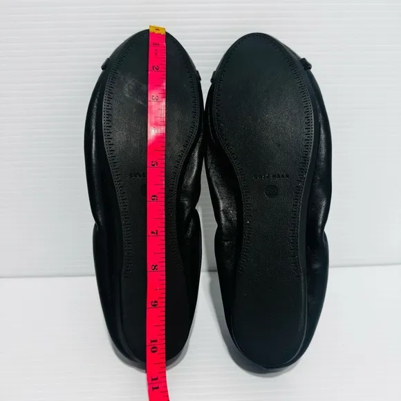 Cole Haan Black Leather Women's Flats Size 9 1/2