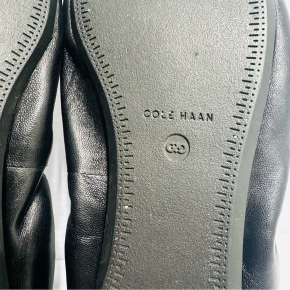 Cole Haan Black Leather Women's Flats Size 9 1/2