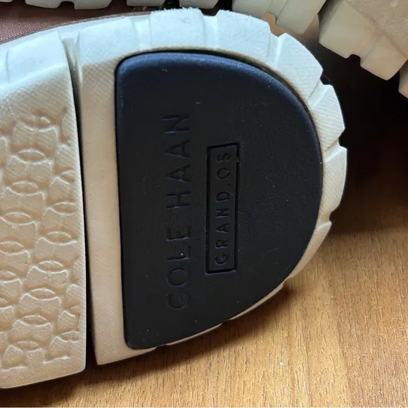 Cole Haan Brown and White Hiking Boots