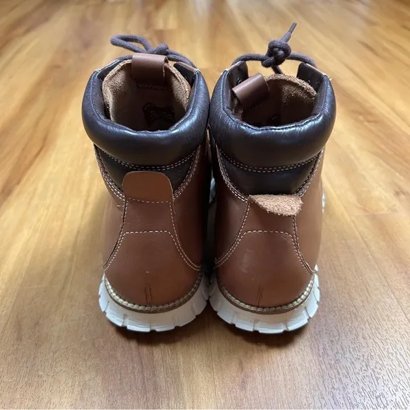 Cole Haan Brown and White Hiking Boots