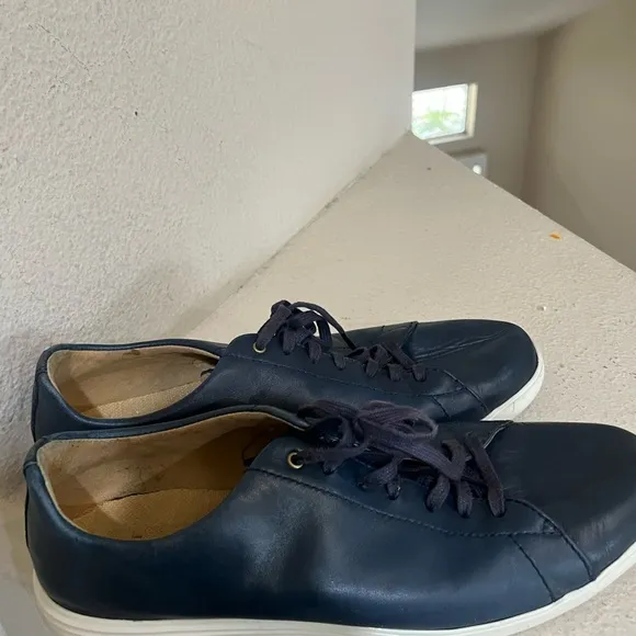 Cole Haan Grand OS Crosscourt II Shoes Mens Size‎ 12M Navy Blue Leather