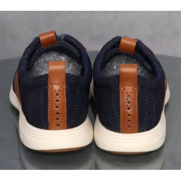 Cole Haan Grand Tour Men's Knit Oxfords Casual Shoes Size 8 Blue Tan