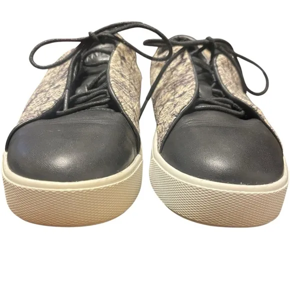 Cole Haan Grandpro Spectator 2 Lace up Sneakers Black White Snake Women's 8.5