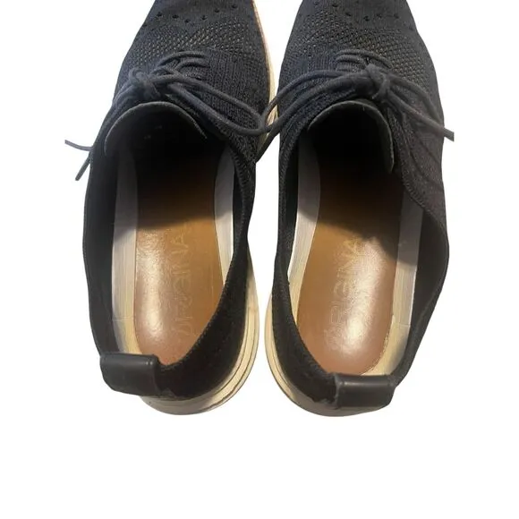 Cole Haan Mens Black Original Grand OG Knit Wingtip Oxford Shoes Size 10M