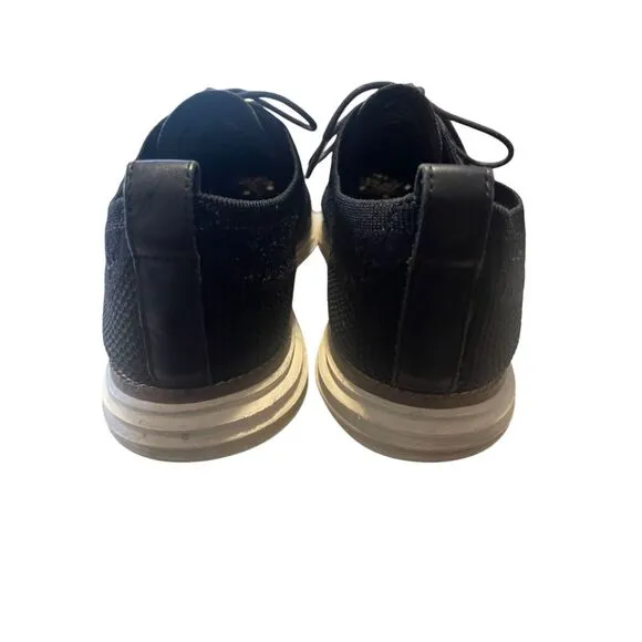 Cole Haan Mens Black Original Grand OG Knit Wingtip Oxford Shoes Size 10M