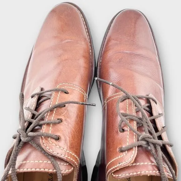 COLE HAAN men’s brown leather tie Oxford shoes size 13