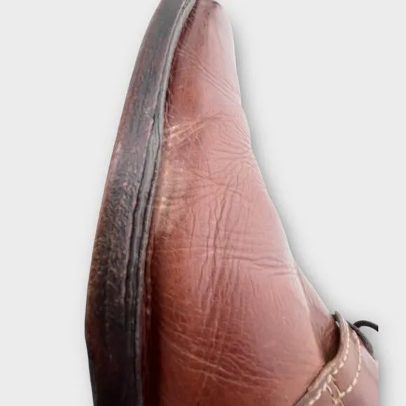COLE HAAN men’s brown leather tie Oxford shoes size 13