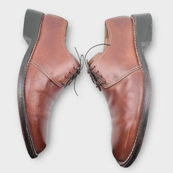 COLE HAAN men’s brown leather tie Oxford shoes size 13