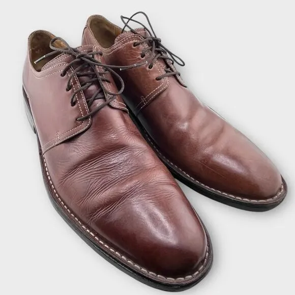 COLE HAAN men’s brown leather tie Oxford shoes size 13