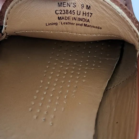 Cole Haan Men's Penny Loafers Pinch Leather Maine Classic Brown Size 9M
