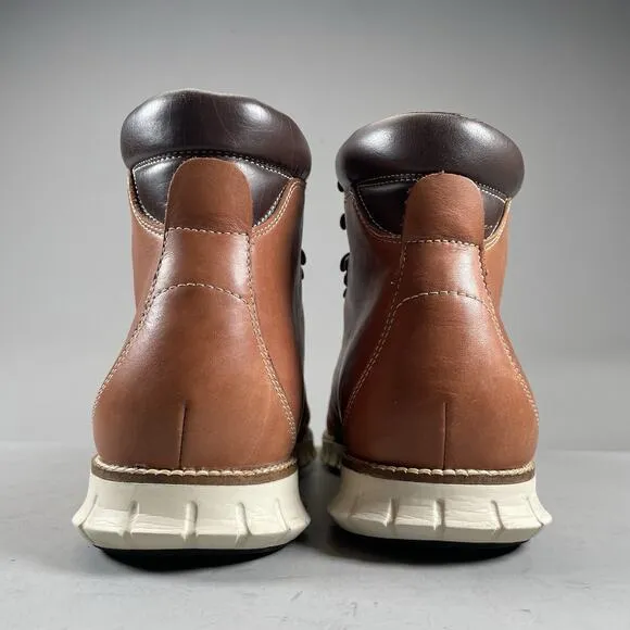 Cole Haan Men's Size 13 M Brown Leather Waterproof Ankle Chukka Boots Casual EUC