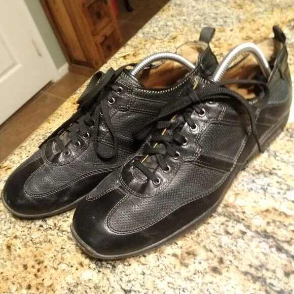 Cole Haan Men’s Terrel Ox II Casual Sneakers Black Leather Air Sole Size 10 M
