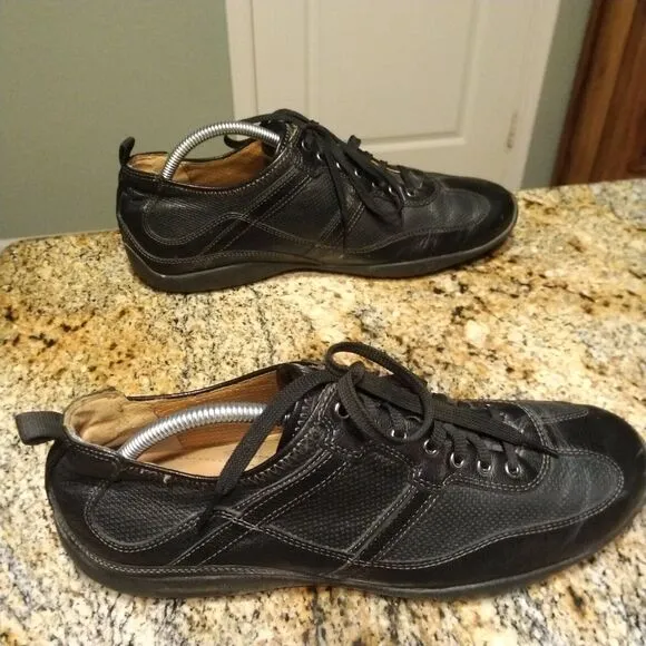 Cole Haan Men’s Terrel Ox II Casual Sneakers Black Leather Air Sole Size 10 M