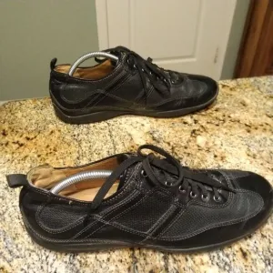 Cole Haan Men’s Terrel Ox II Casual Sneakers Black Leather Air Sole Size 10 M
