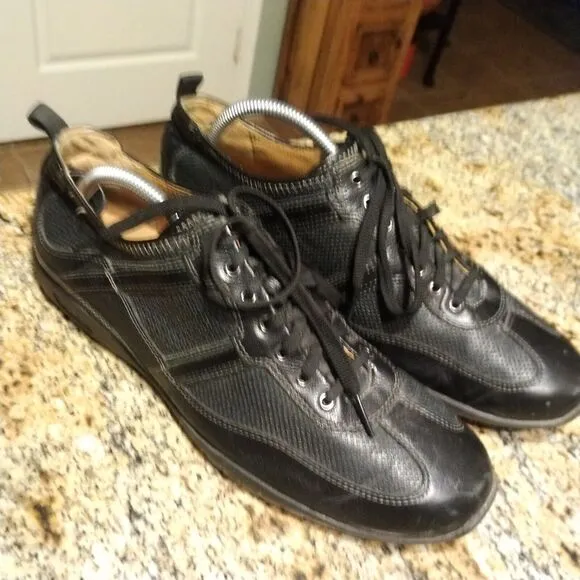 Cole Haan Men’s Terrel Ox II Casual Sneakers Black Leather Air Sole Size 10 M
