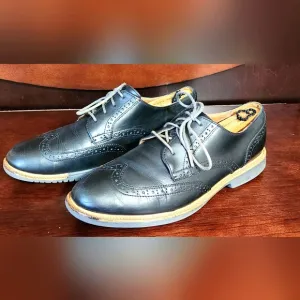 Cole Haan Original Grand OS Mens Size‎ 9.5M  Wingtip Shoes Oxford Black