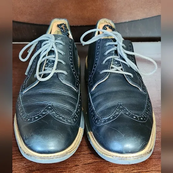 Cole Haan Original Grand OS Mens Size‎ 9.5M  Wingtip Shoes Oxford Black