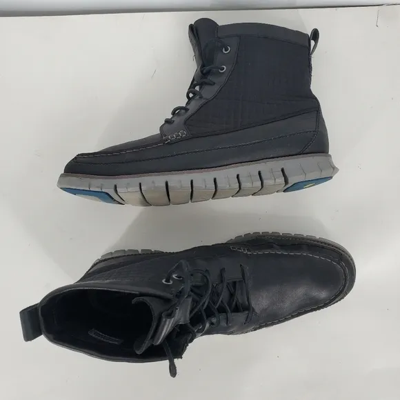 Cole Haan Shoe Men 13 M Zerogrand Waterproof Tall Boots Black