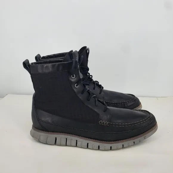 Cole Haan Shoe Men 13 M Zerogrand Waterproof Tall Boots Black