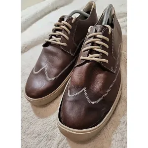 Cole Haan Wingtip Shoes Sneakers Winslow C10641 Lace Up Brown Casual Mens 11.5