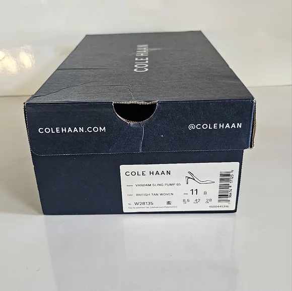 Cole Haan Women's Brown Slingback Heels Vandam Genevieve Size 11 NWB