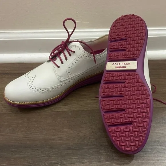 Cole Haan Women’s Zerogrand OG Wingtip Oxford Golf Shoes- Size 9