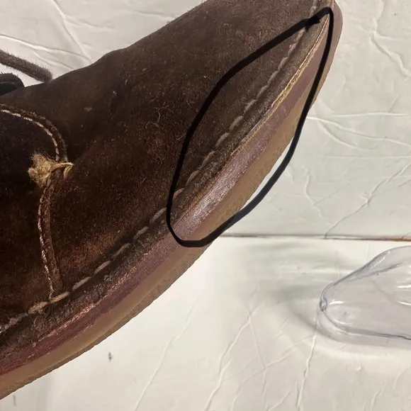 Cole Haan x Todd Snyder Lewis Chukka Boots Mens 7.5 M Brown Suede Ankle Lace Up