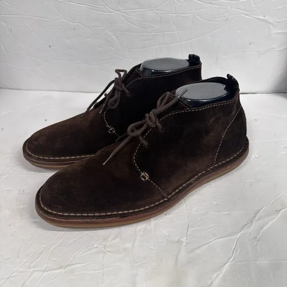 Cole Haan x Todd Snyder Lewis Chukka Boots Mens 7.5 M Brown Suede Ankle Lace Up