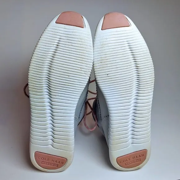 Cole Haan Zerogrand Chelsea Hiking Boots Gray and Pink Women's Sz. 9 1/2 B