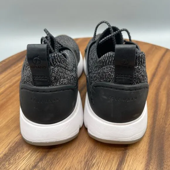 Cole Haan Zerogrand Shoes Womens Size 6 B Black Leather Walking Trainer Comfort