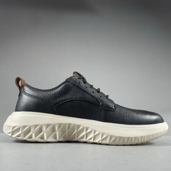 Cole Haan ZeroGrand WFA Plaintoe Men’s 12 M Black Leather Casual Dress Shoes NEW