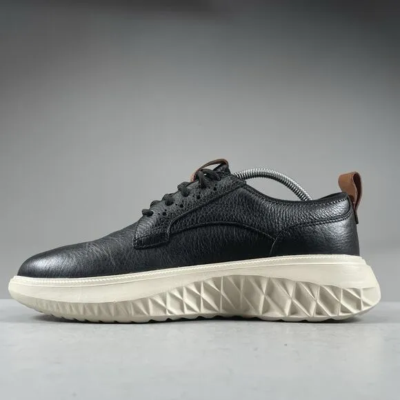 Cole Haan ZeroGrand WFA Plaintoe Men’s 9 M Black Leather Casual Dress Shoes NEW