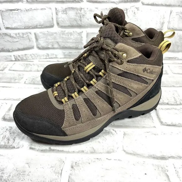 Columbia Redmond V2 Men's Size 8 Brown Waterproof Hiking Boots Shoe
