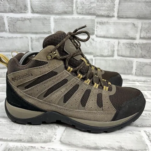 Columbia Redmond V2 Men's Size 8 Brown Waterproof Hiking Boots Shoe