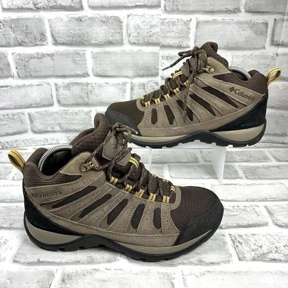 Columbia Redmond V2 Men's Size 8 Brown Waterproof Hiking Boots Shoe