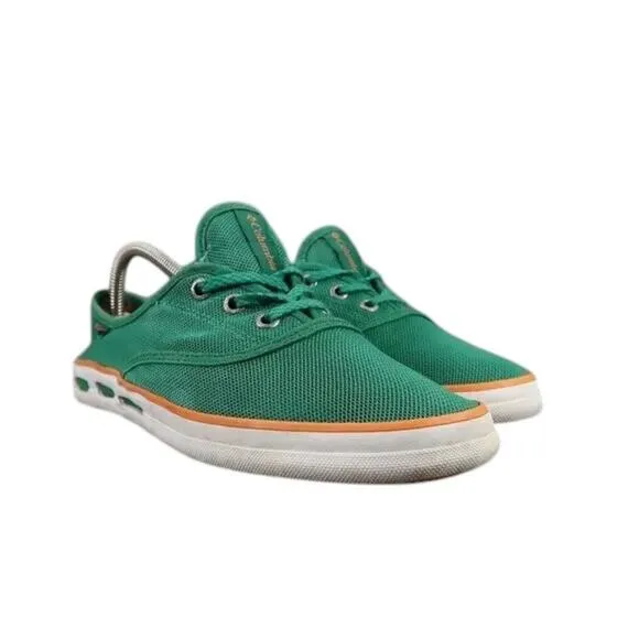 Columbia Shoes Womens 8.5 Sneakers Casual Vulc N Vent Green Mesh Trainer Lace Up