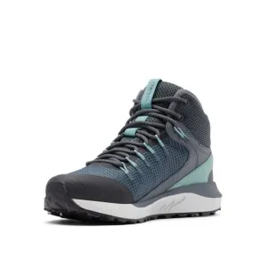 Columbia Women's Grey Trailstorm Mid BL0155-053 Waterproof Trekking Shoes Size 6