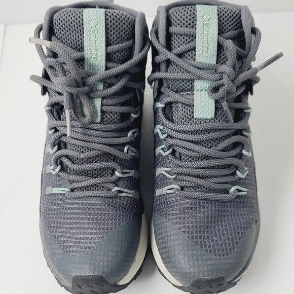 Columbia Women's Grey Trailstorm Mid BL0155-053 Waterproof Trekking Shoes Size 6