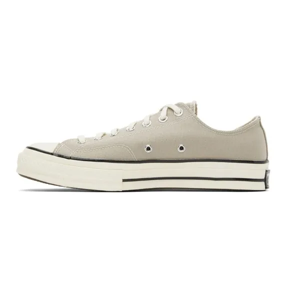 Converse 70 Low Recycled Canvas Papyrus/Black/Egret Sneakers 172680C Sz 13M/15W