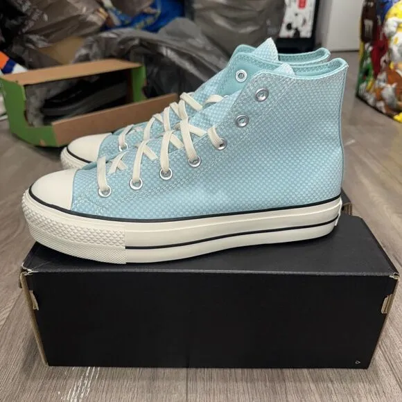 Converse 8 Chuck Taylor All Star Lift Hi Sneaker Infinity Pool Blue