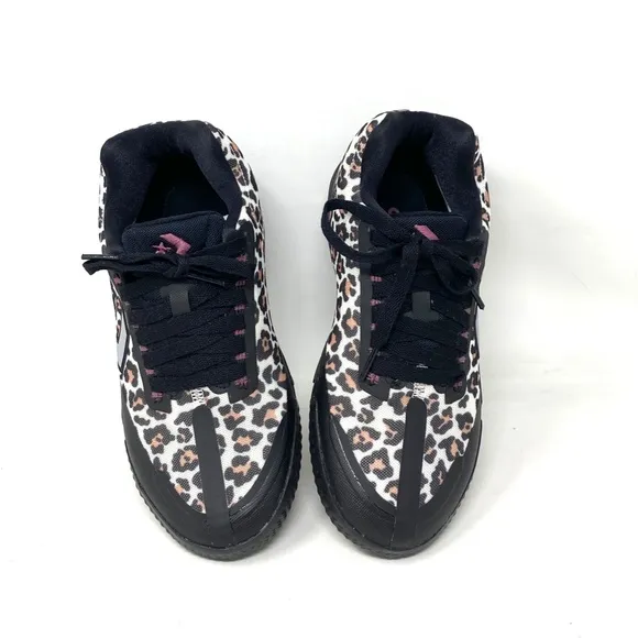 Converse All Star BB EVO Leopard Print Mid Canvas Women's Sneakers Size 172180C
